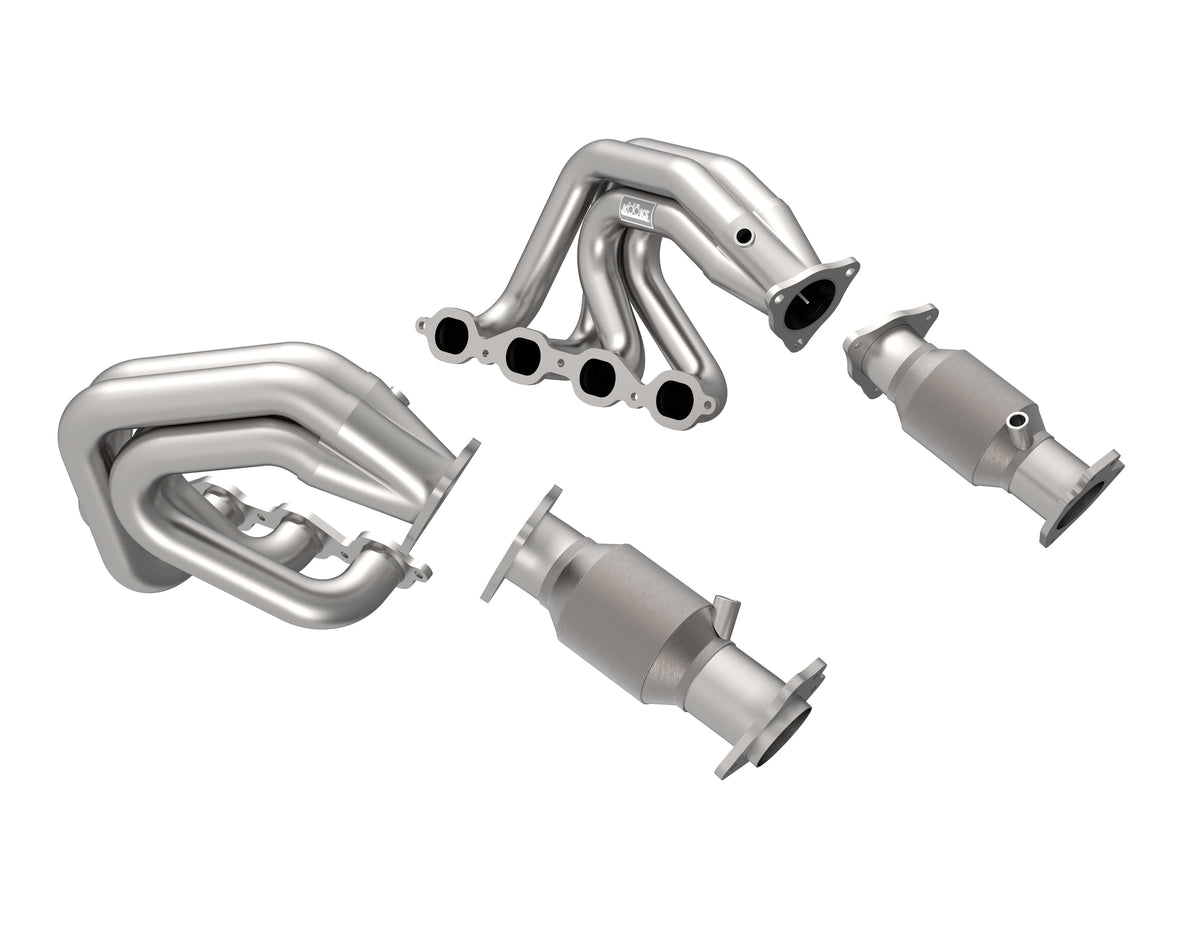 Kooks 2" Header and H.O. GREEN Connection Kit. 2020+ Corvette C8 6.2L — 2180H640