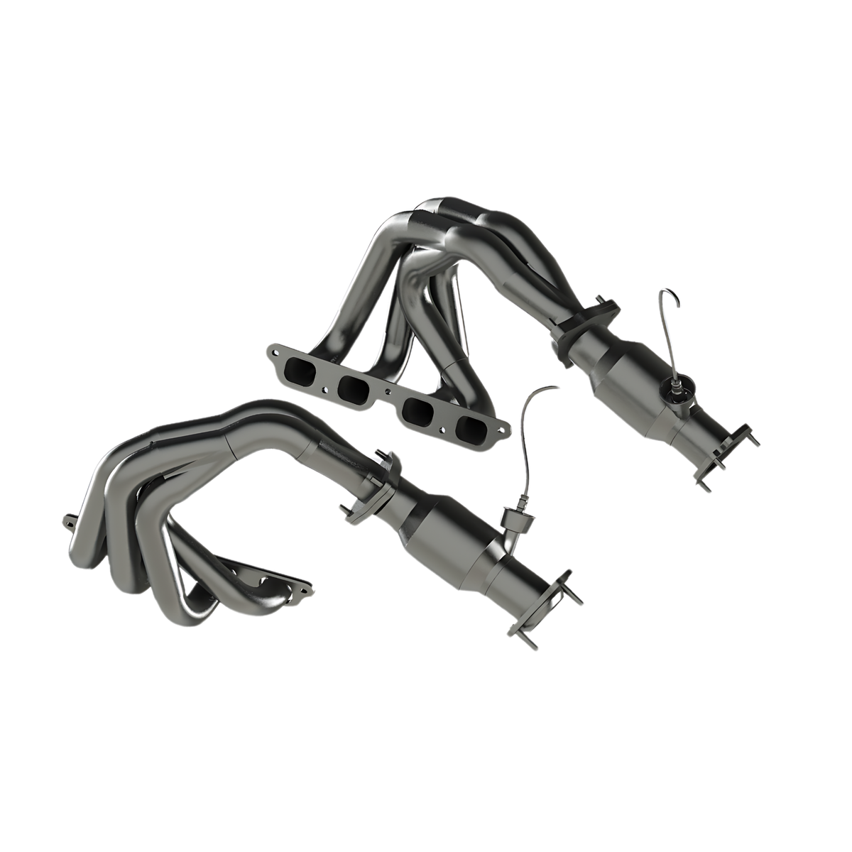 Kooks 1-7/8" x 2" Tri-Y Headers and 5" Ultra GREEN Cats. 2022+ Corvette Z06. — 2181HY30