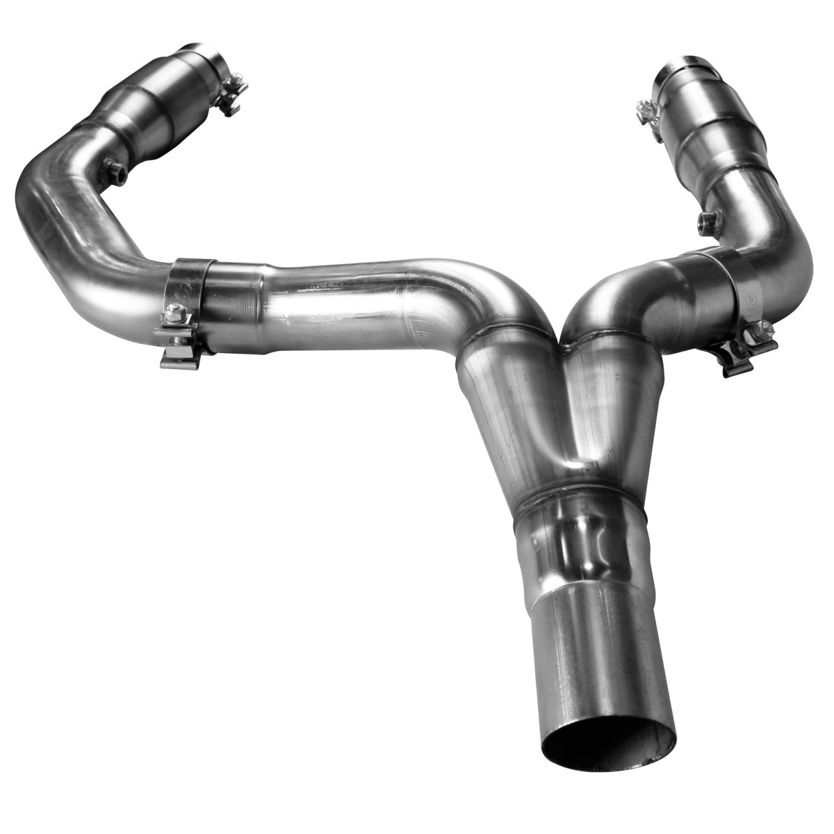 Kooks 3" SS Catted SS Y-Pipe. 1998-2002 Camaro/Firebird 5.7L. Connects to OEM. — 22413200