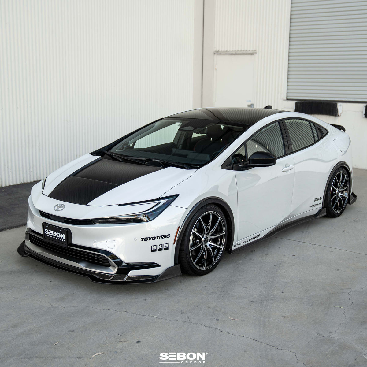 Seibon Carbon Fiber Mirror Covers for 2023-2026 Toyota Prius