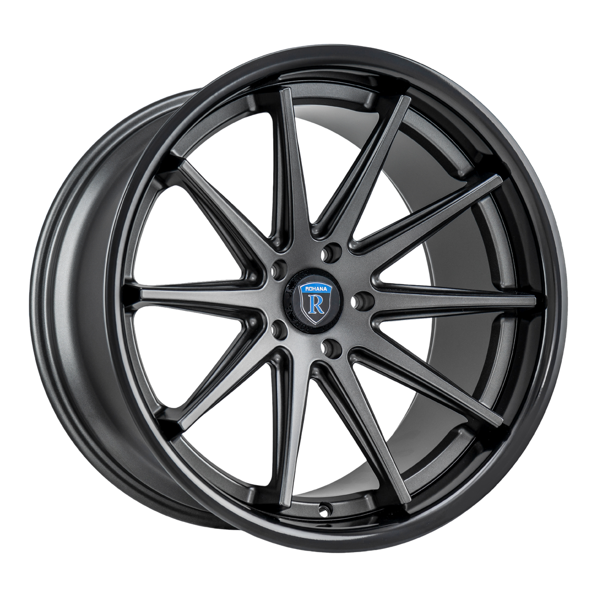 Rohana RC10 Matte Graphite/Gloss Black Lip — view 1