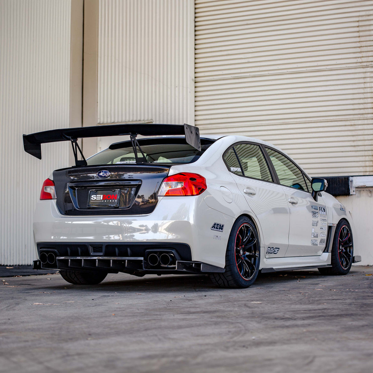 Seibon GT-Style Carbon Fiber rear spoiler for 2015-2021 Subaru WRX / STi