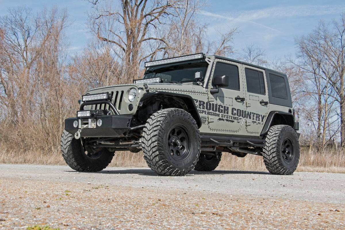 Rough Country 4 Inch Lift Kit | 4-Door | X-Series | Jeep Wrangler JK 2WD/4WD (2007-2018)