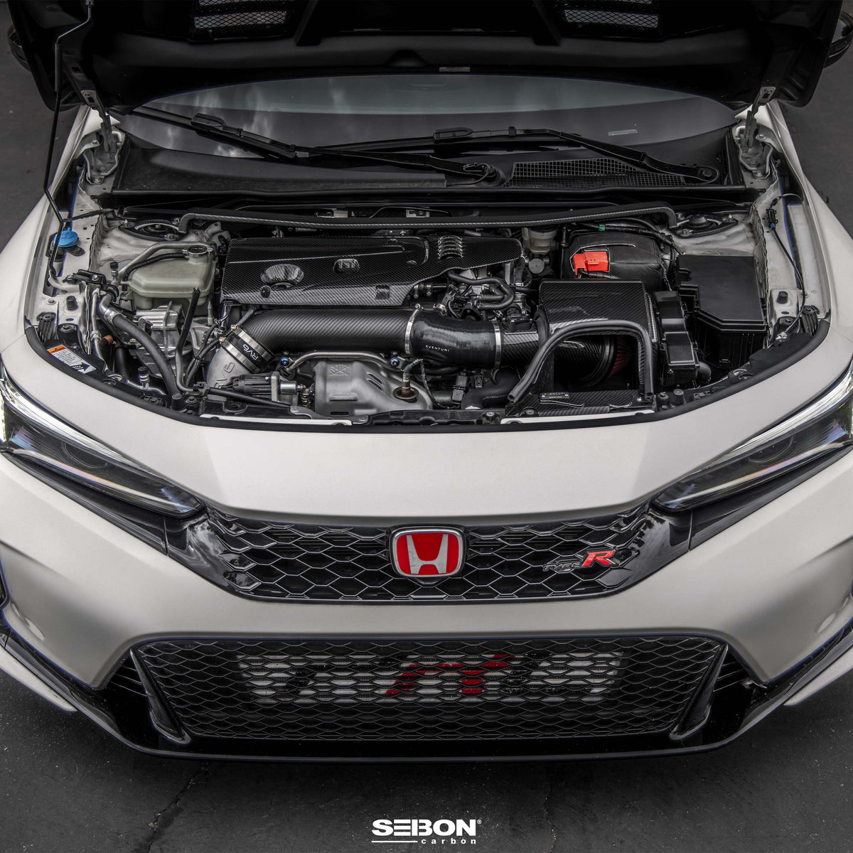 Seibon Carbon Fiber Front Strut Brace for 2023-2026 Honda Civic Type R
