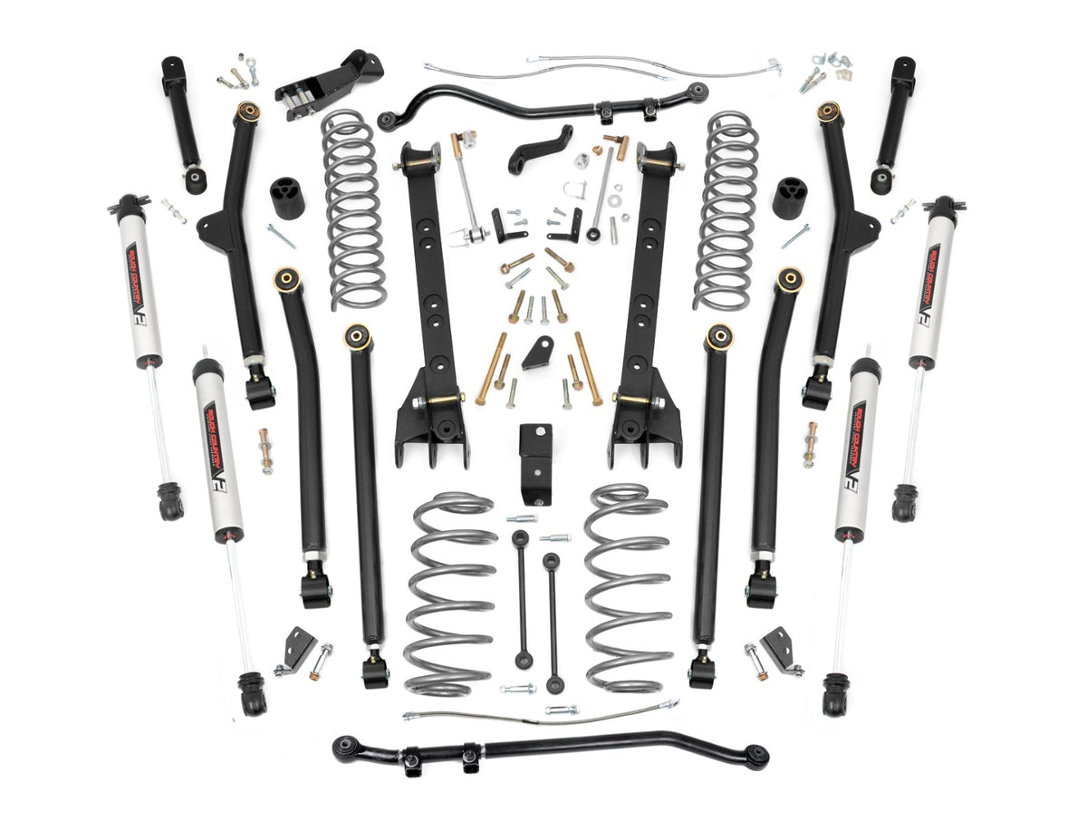 Rough Country 6 Inch Lift Kit | Long Arm | Jeep Wrangler TJ 4WD (1997-2006)