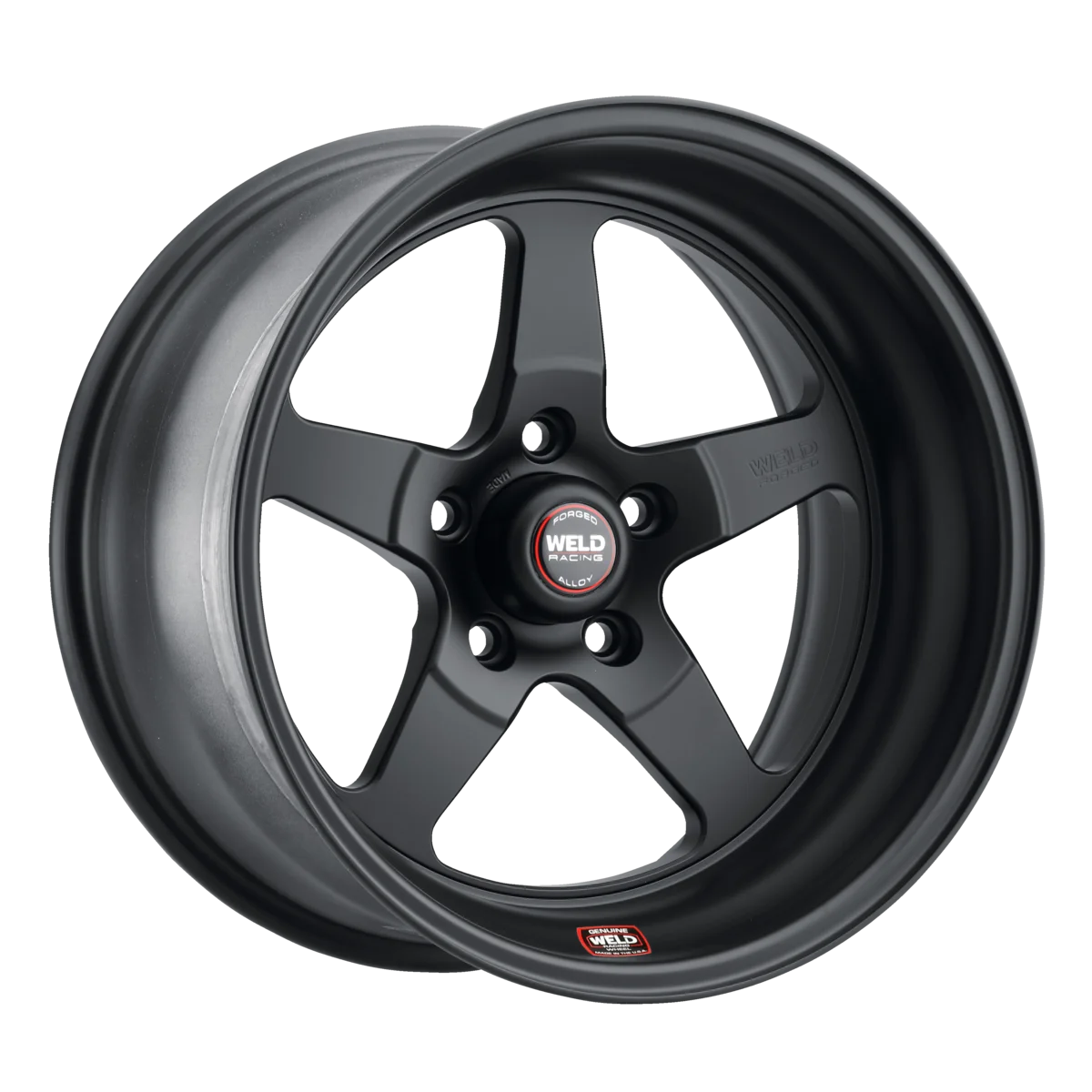 WELD Racing S71 Black Center - Polished Shell — view 1
