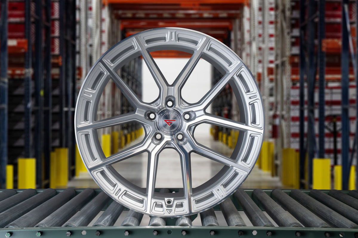 Ferrada XTF10 Machine Silver wheel