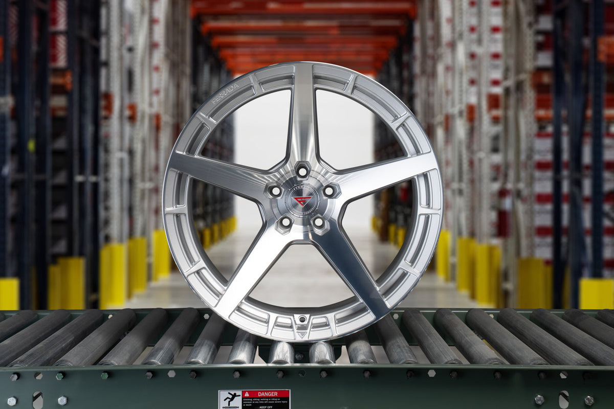 Ferrada XTF5 Machine Silver wheel