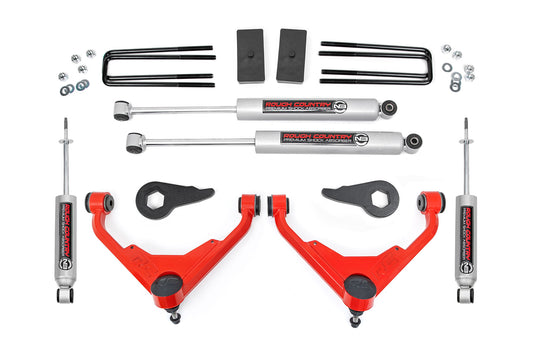 Rough Country 3 Inch Lift Kit | Chevy/GMC Sierra/Silverado 2500 HD Suburban/Yukon XL 2500 (01-10)