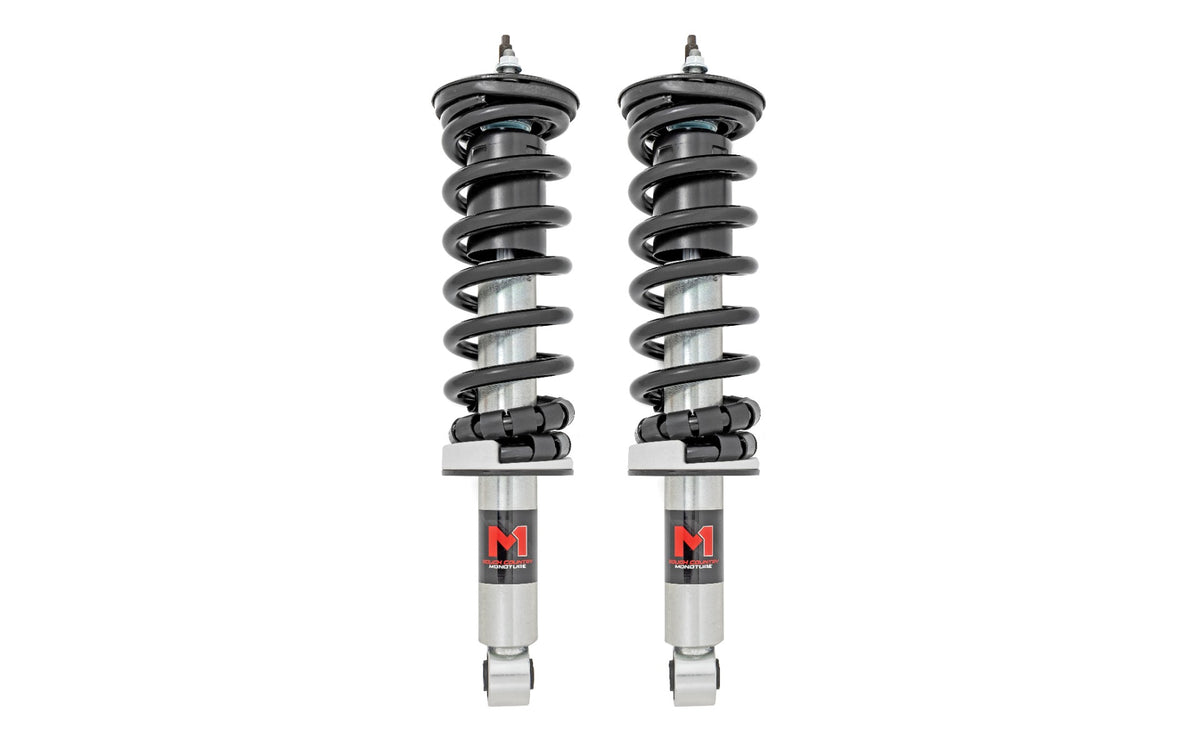 Rough Country M1 Loaded Strut Pair | 2.5 Inch | Nissan Frontier 4WD (2005-2026)