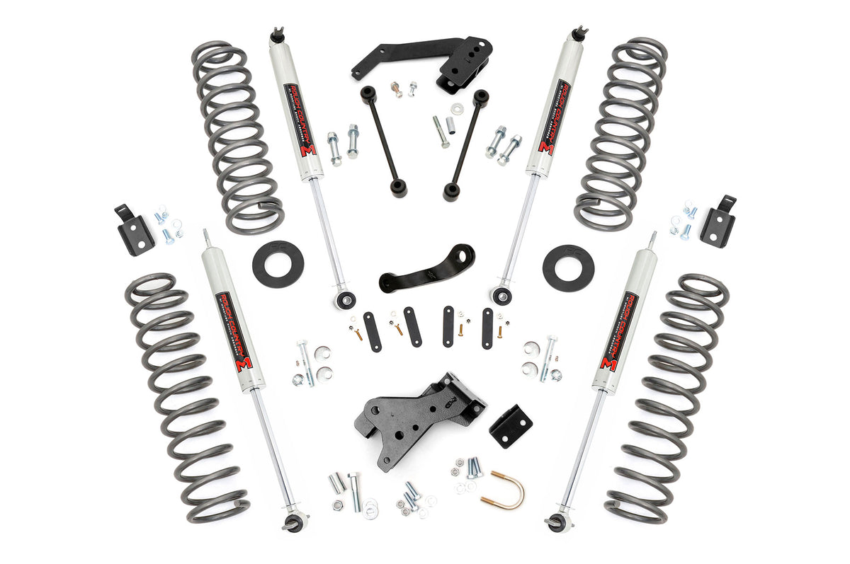 Rough Country 4 Inch Lift Kit | 2-Door | Jeep Wrangler JK 4WD (2007-2018)