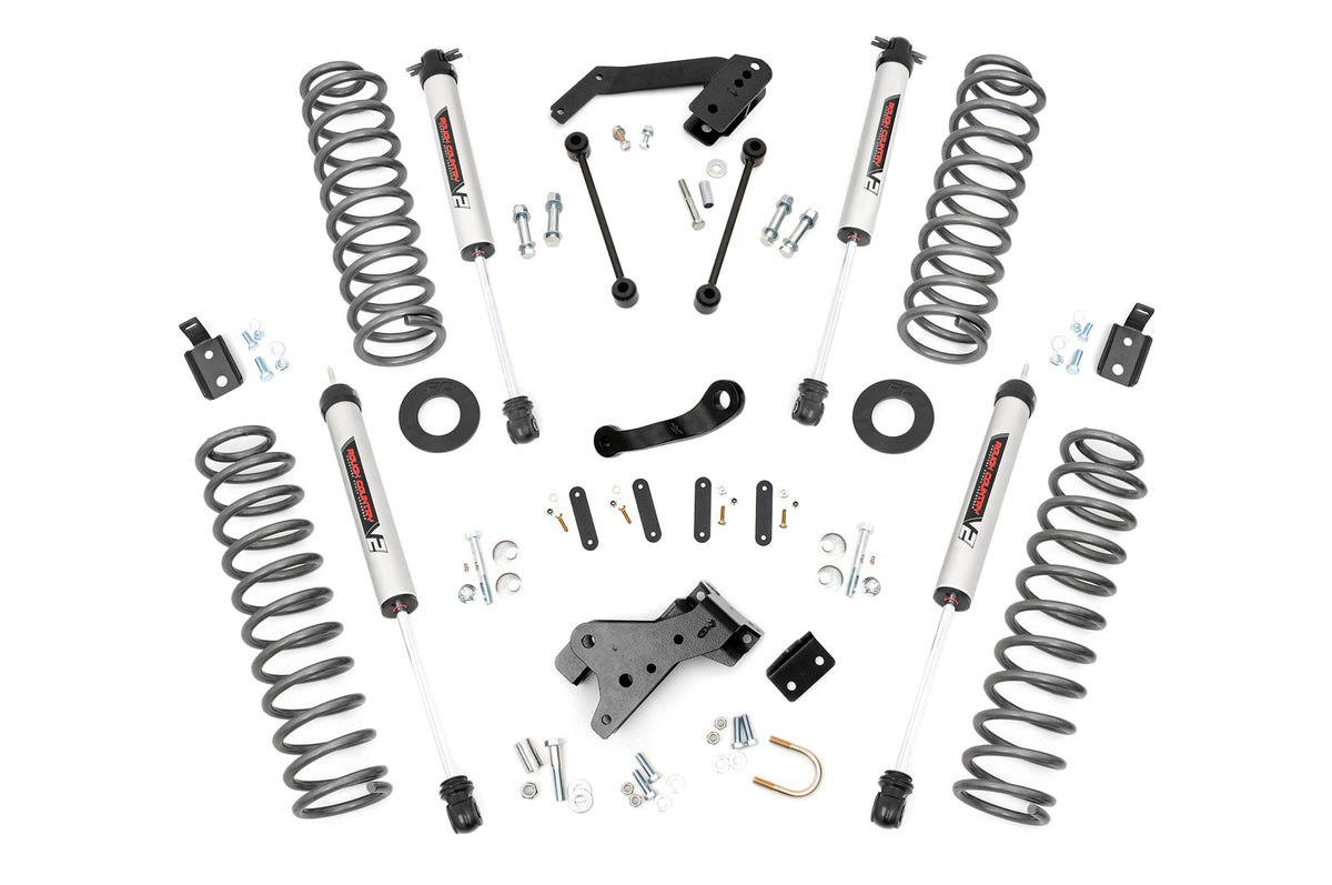 Rough Country 4 Inch Lift Kit | 2-Door | Jeep Wrangler JK 4WD (2007-2018)