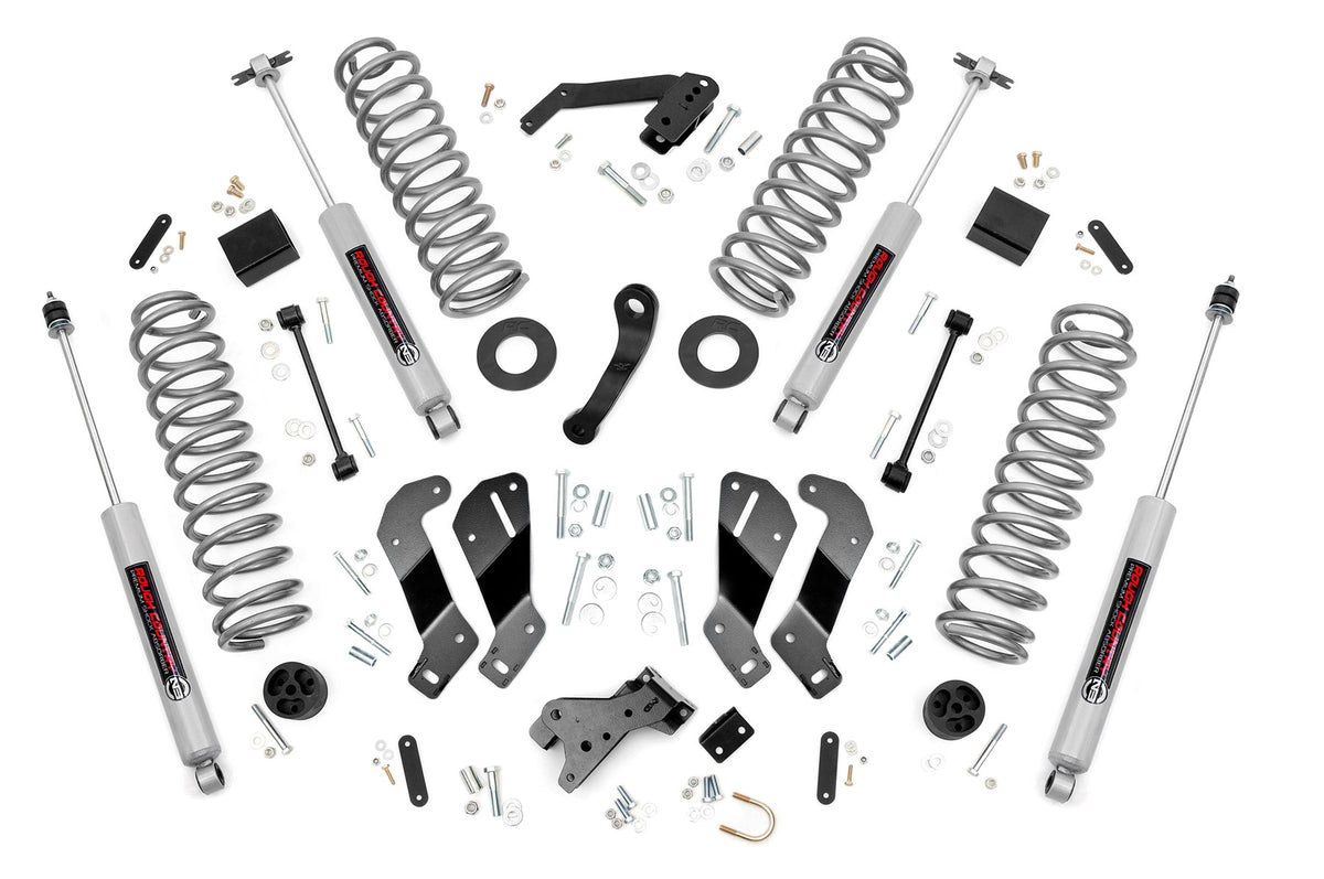 Rough Country 3.5 Inch Lift Kit | 4-Door | Jeep Wrangler JK 2WD/4WD (2007-2018)