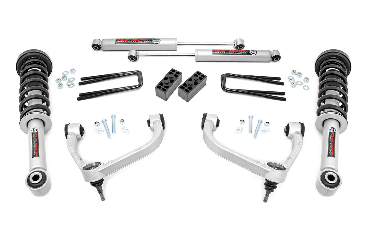Rough Country 3 Inch Lift Kit | Ford F-150 4WD (2009-2013)