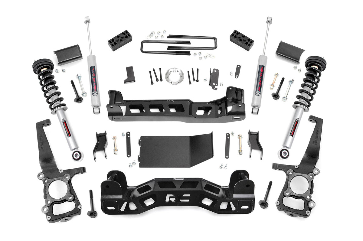 Rough Country 4 Inch Lift Kit | Ford F-150 4WD (2014)