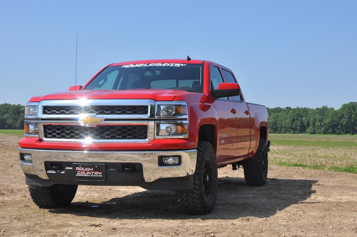 Rough Country N3 Leveling Struts | 2 Inch | Loaded Strut | Chevy/GMC 1500 Truck & SUV (07-14)