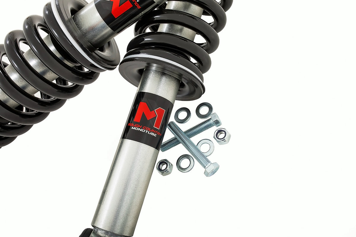 Rough Country M1 Adjustable Leveling Struts | 0-2" | Ford F-150 4WD (2014-2026)