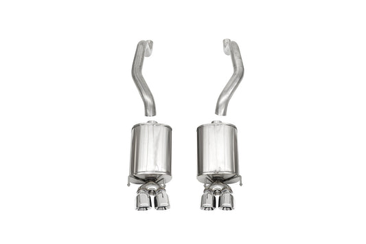 CORSA Xtreme, Sport 2.5 in Axle-Back 3.5 in Twin Tips for 2009-2013 Chevrolet Corvette C6 6.2L V8 LS3 (14470)