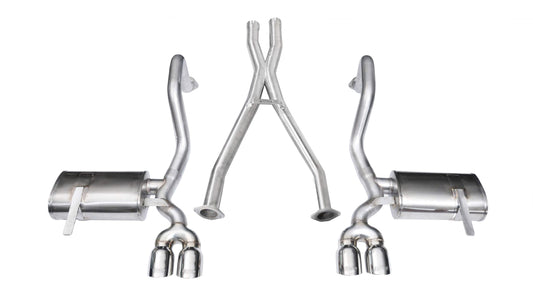 CORSA Xtreme 2.5 in Cat-Back 3.5 in Twin Tips for 1997-2004 Chevrolet Corvette C5 5.7L V8 (14114)