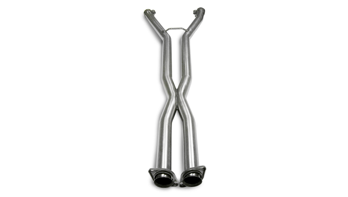 CORSA 2.5 in X-Pipe for 2008 Chevrolet Corvette C6 6.2L V8 - Automatic 6 Speed Transmission (14127)