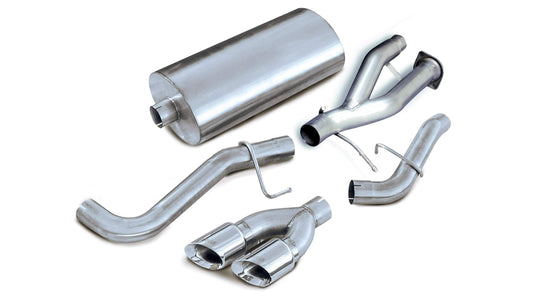 CORSA Sport 3.0 in Cat-Back SSE 4.0 in Twin Tips for 2002-2006 Cadillac Escalade 6.0L V8 (14220)