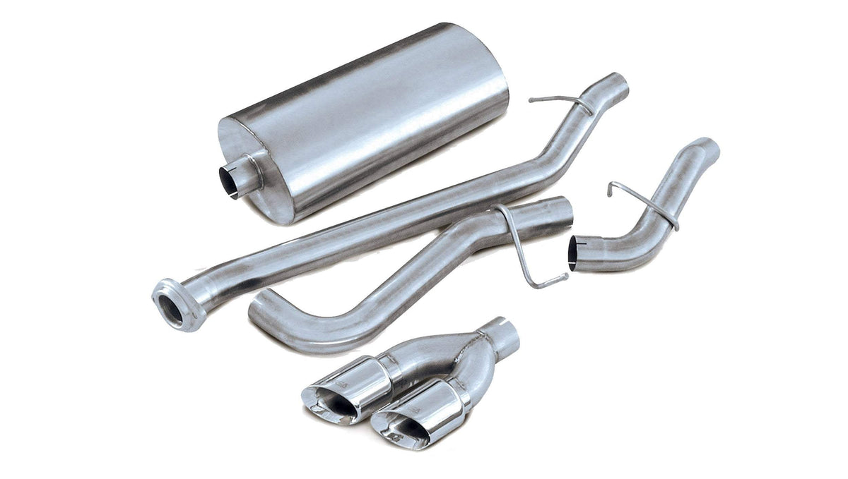 CORSA Sport 3.0 in Cat-Back 4.0 in Twin Tips for 2001-2006 Chevrolet Suburban 5.3L V8 (14237)