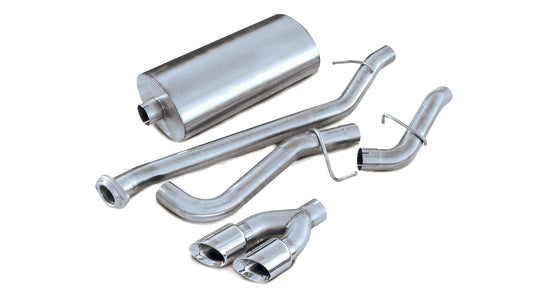 CORSA Sport 3.0 in Cat-Back 4.0 in Twin Tips for 2001-2006 Chevrolet Suburban 5.3L V8 (14237)