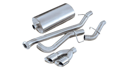 CORSA Sport 3.0 in Cat-Back 4.0 in Twin Tips for 2002-2006 Chevrolet Avalanche 5.3L V8 (14250)