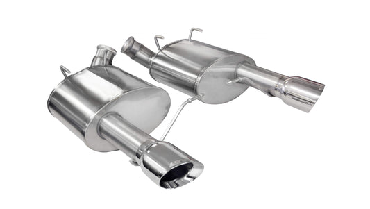 CORSA Xtreme, Sport 3.0 in Axle-Back 4.0 in Single Tips for 2011-2014 Ford Mustang GT 5.0L V8 (14317)