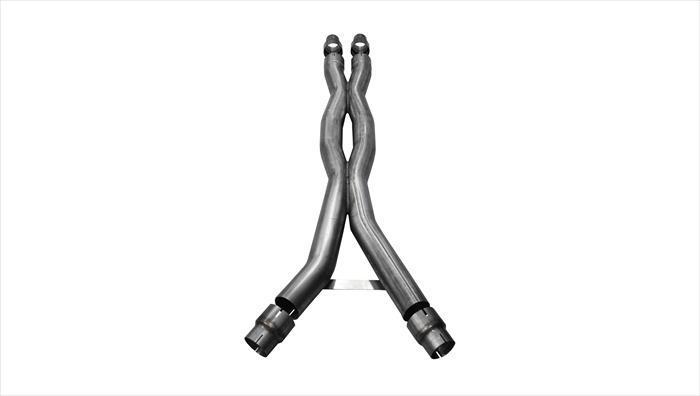 CORSA Res-Delete 3.0 in Double X-Pipe for 2024+ Ford Mustang Dark Horse 5.0L V8 - Fastback w/ Valves (14327)