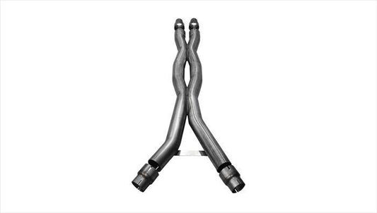 CORSA Res-Delete 3.0 in Double X-Pipe for 2024+ Ford Mustang Dark Horse 5.0L V8 - Fastback w/ Valves (14327)
