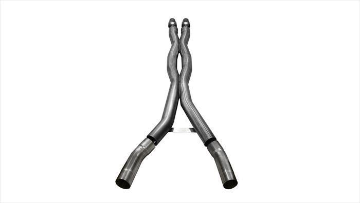 CORSA Res-Delete 3.0 in Double X-Pipe for 2015-2020 Ford Mustang GT350 5.2L V8 (14347)