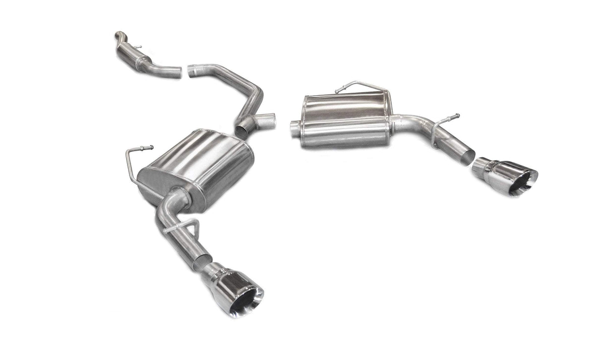 CORSA Sport 2.5 in Cat-Back 4.0 in Single Tips for 2011-2014 Chrysler 200 3.6L V6 (14413)