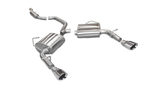 CORSA Sport 2.5 in Cat-Back 4.0 in Single Tips for 2011-2014 Chrysler 200 3.6L V6 (14413)