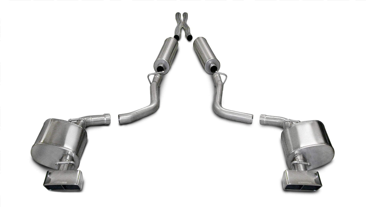 CORSA Xtreme 2.5 in Cat-Back GTX Tips for 2009-2010 Dodge Challenger R/T 5.7L V8 Auto (14436)