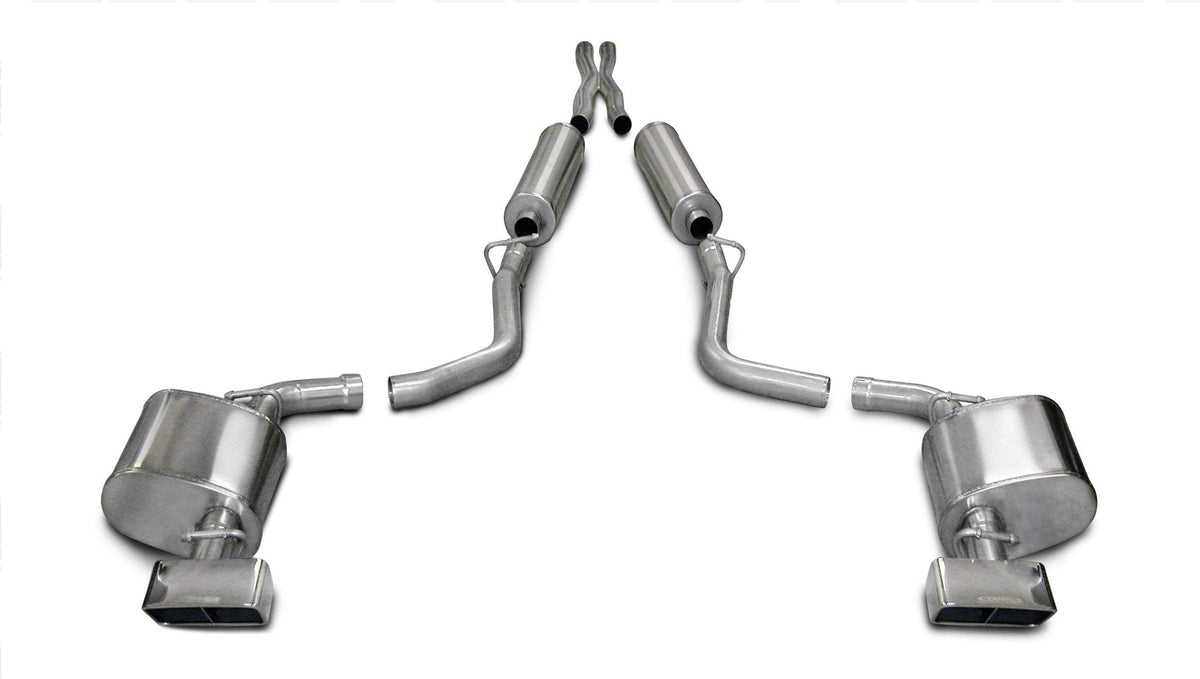 CORSA Xtreme 2.5 in Cat-Back GTX Tips for 2009-2010 Dodge Challenger R/T 5.7L V8 Manual (14437)