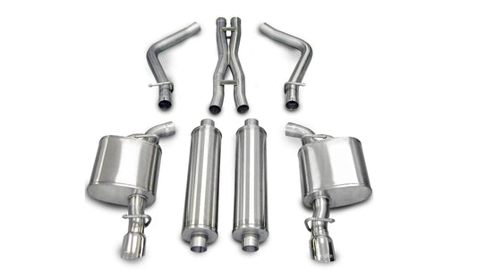 CORSA Xtreme 2.5 in Cat-Back Single 3.5 in Tips for 2005-2010 Chrysler 300 5.7L V8 (14439)