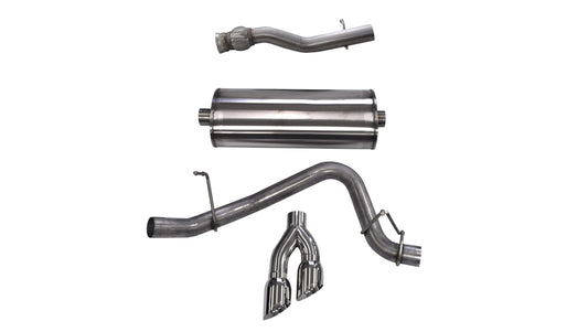 CORSA Sport 3.0 in Cat-Back SSE 4.0 in Twin Tips for 2015-2020 Cadillac Escalade ESV 6.2L V8 (14749)