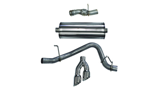 CORSA Sport 3.0 in Cat-Back SSE 4.0 in Twin Tips for 2015-2020 Cadillac Escalade 6.2L V8 (14826)