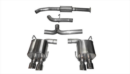CORSA Sport 3.0 in Cat-Back 3.5 in Twin Tips for 2015-2021 Subaru WRX 2.0L Turbo (14857)