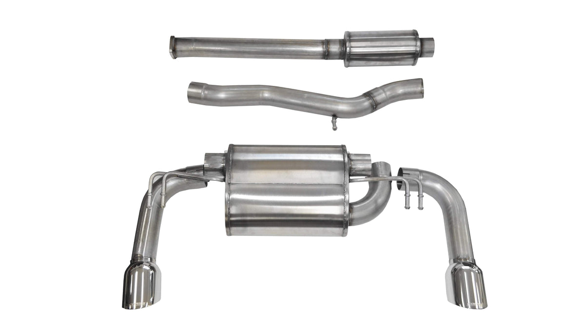 CORSA Sport 3.0 in Cat-Back 4.5 in Tips for 2008-2015 Mitsubishi Lancer Evolution X 2.0L - Sedan GSR Manual (14858)
