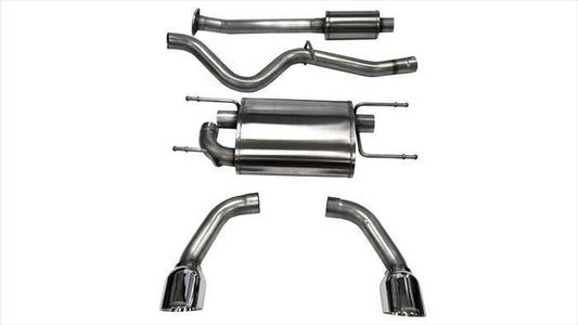 CORSA Sport 2.5 in Cat-Back 4.5 in Single Tips for 2022-2024 Subaru BRZ 2.4L - Coupe (14864)