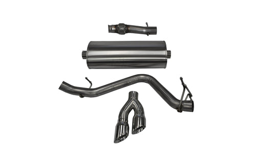 CORSA Sport 3.0 in Cat-Back SSE 4.0 in Twin Tips for 2014-2019c Chevrolet Silverado 1500 5.3L V8 - Regular Cab/Standard Bed 119" Wheelbase (14871)