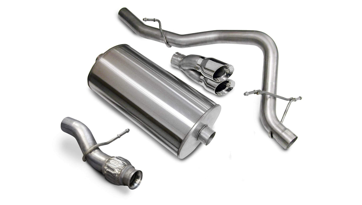 CORSA Sport 3.0 in Cat-Back 4.0 in Twin Tips for 2009-2014 Chevrolet Tahoe 5.3L V8 (14912)