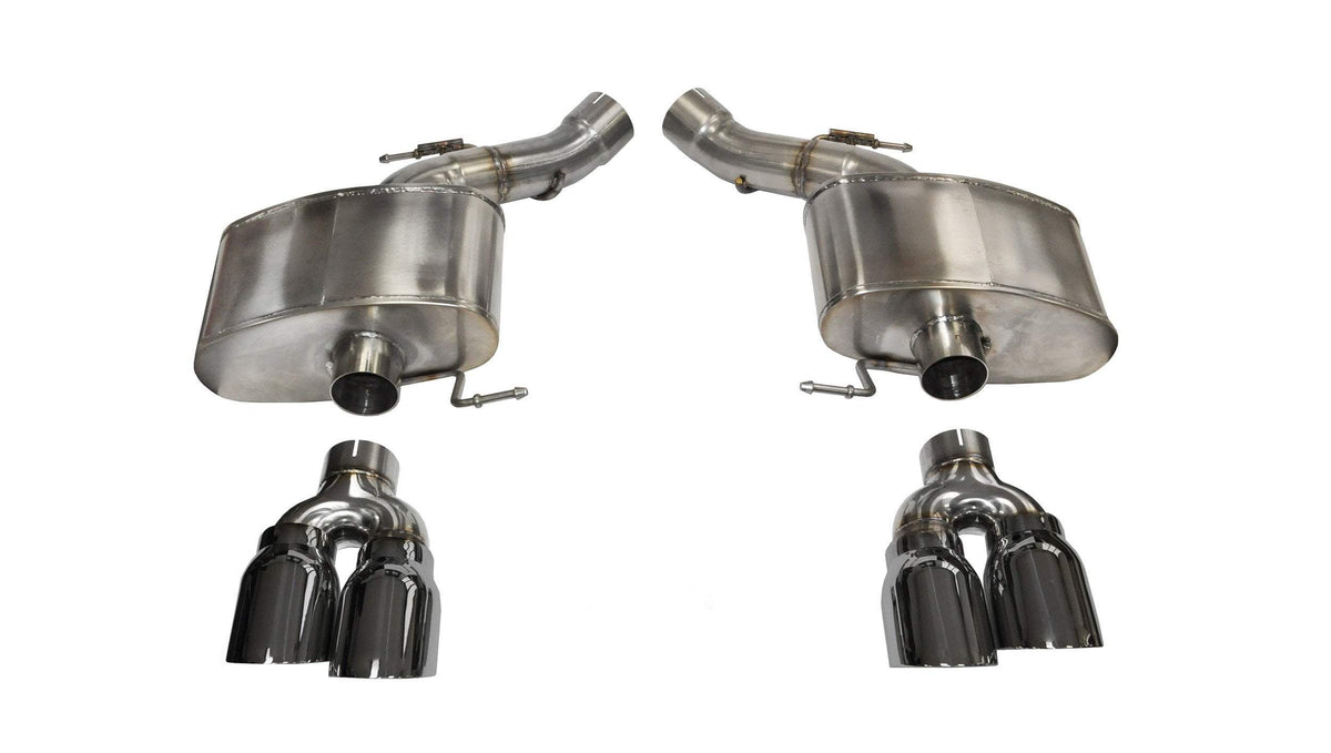 CORSA Sport 3.0 in Axle-Back 4.0 in Twin Tips for 2012-2018 BMW M6 4.4L V8 T F06 - Gran Coupe (14929)