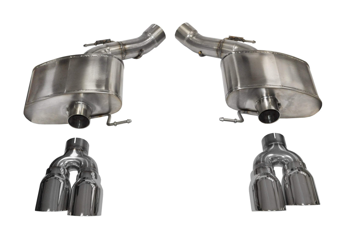 CORSA Sport 3.0 in Axle-Back 4.0 in Twin Tips for 2012-2017 BMW M5 4.4L F10 - Sedan (14934)