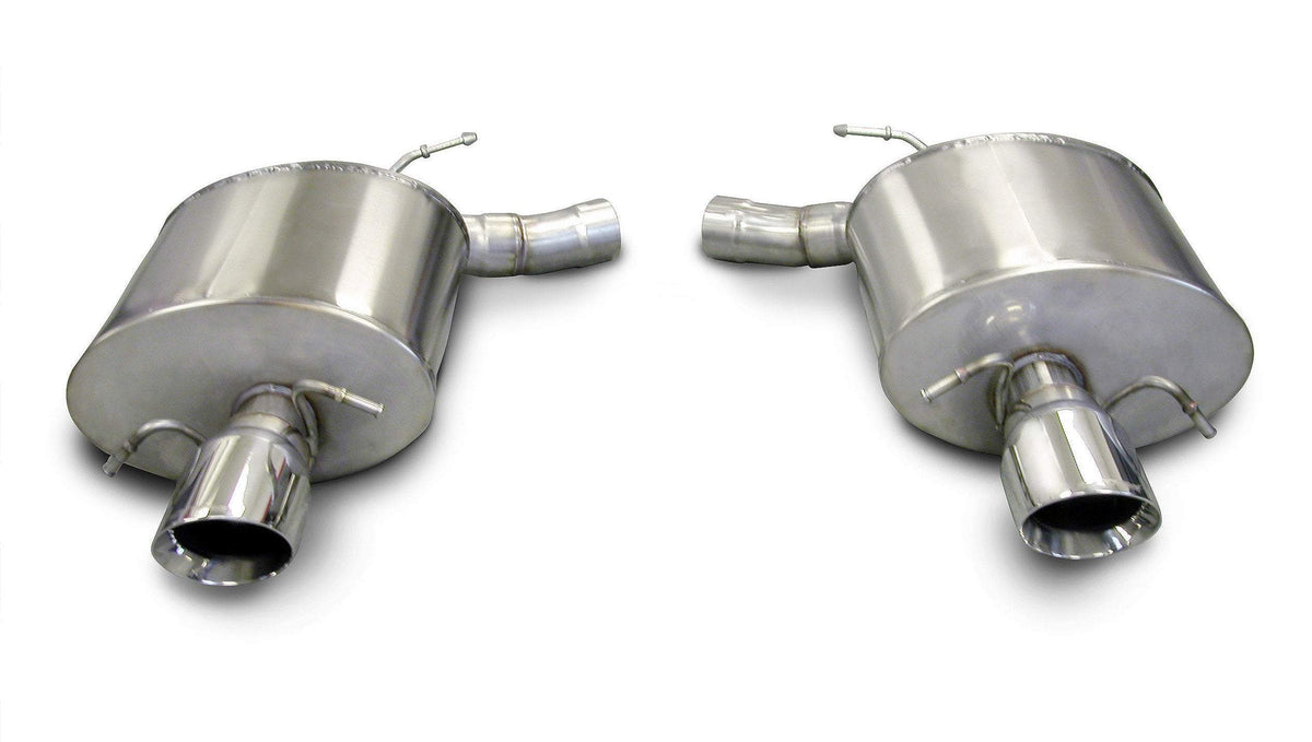 CORSA Sport, Touring 2.5 in Axle-Back 4.0 in Single Tips for 2009-2014 Cadillac CTS-V 6.2L V8 - Sedan (14941)