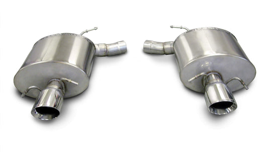 CORSA Sport, Touring 2.5 in Axle-Back 4.0 in Single Tips for 2009-2014 Cadillac CTS-V 6.2L V8 - Sedan (14941)