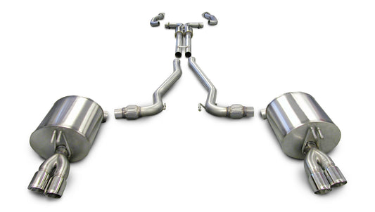 CORSA Sport 2.5 in Cat-Back 3.0 in Twin Tips for 2008-2009 Pontiac G8 GXP 6.2L V8 (14950)