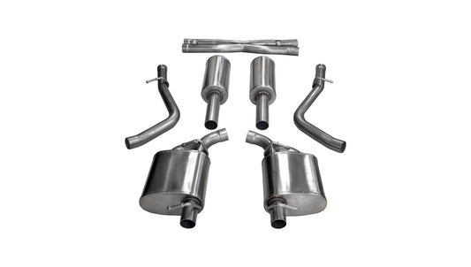 CORSA Sport 2.5 in Cat-Back DRE No Tips for 2015-2022 Dodge Charger 3.6L V6 (21064)
